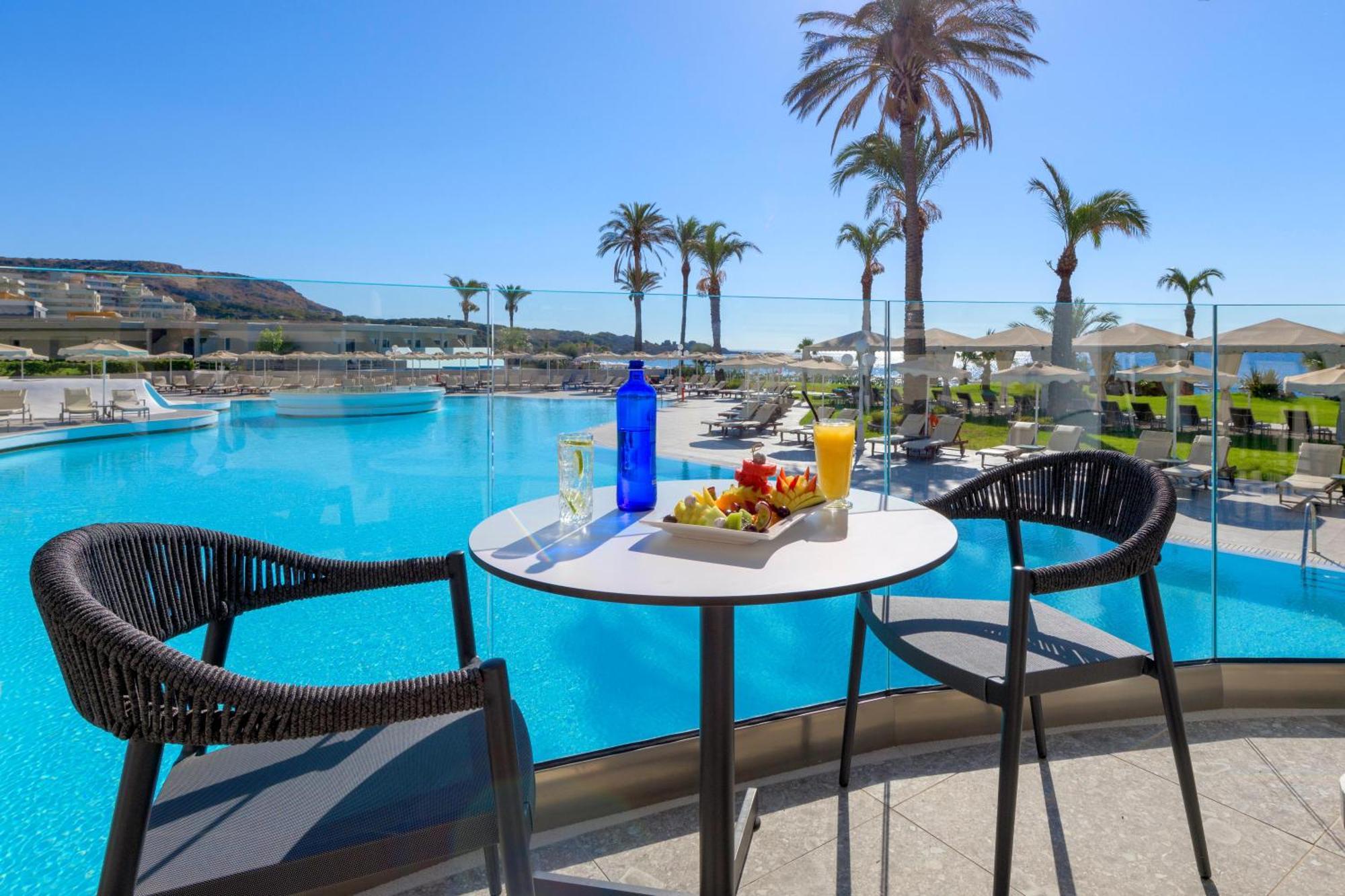 Rodos Palladium Leisure & Wellness Kallithea  Exterior photo Pool at the hotel