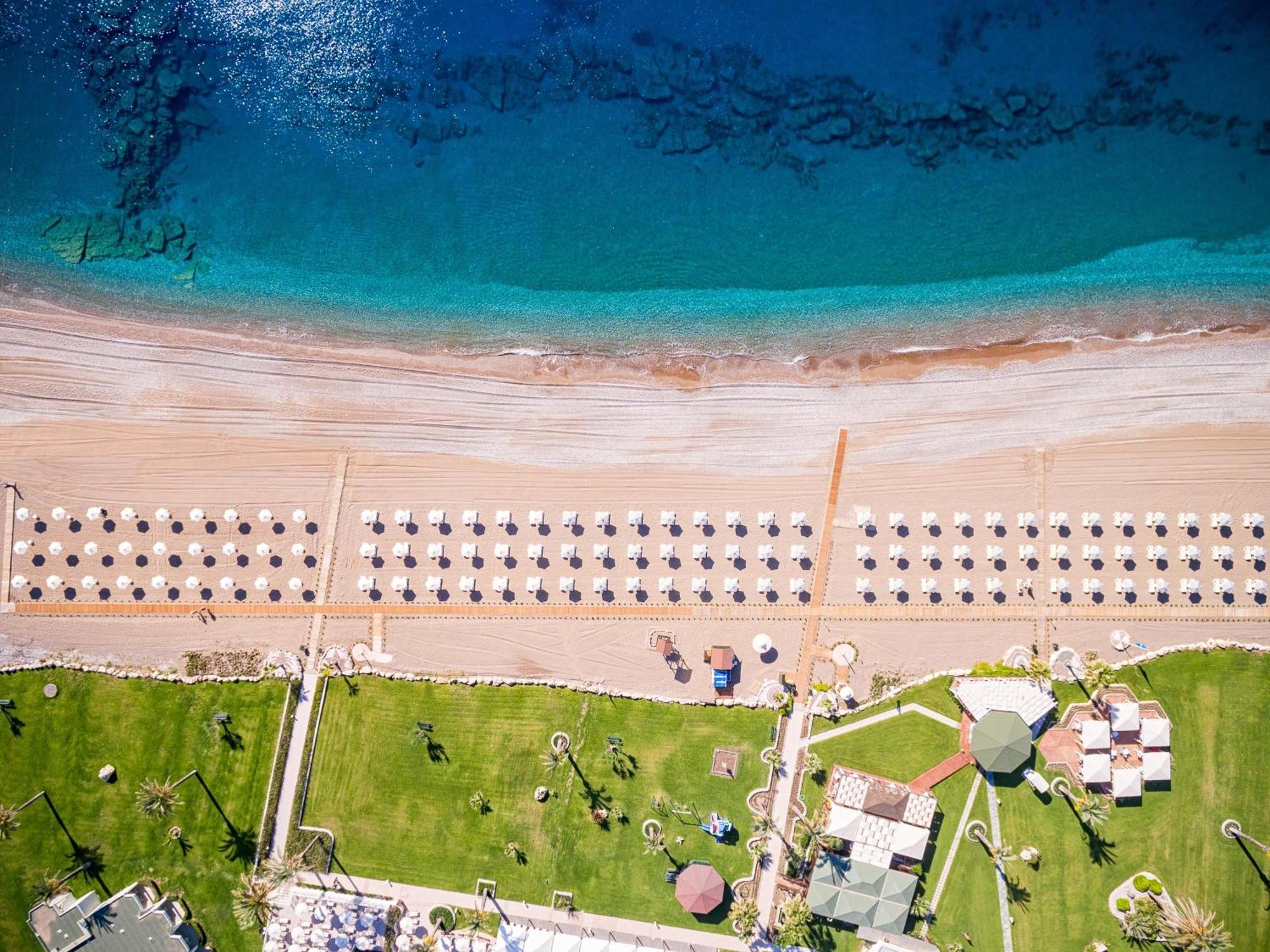 Rodos Palladium Leisure & Wellness Kallithea  Exterior photo Aerial view of the beach