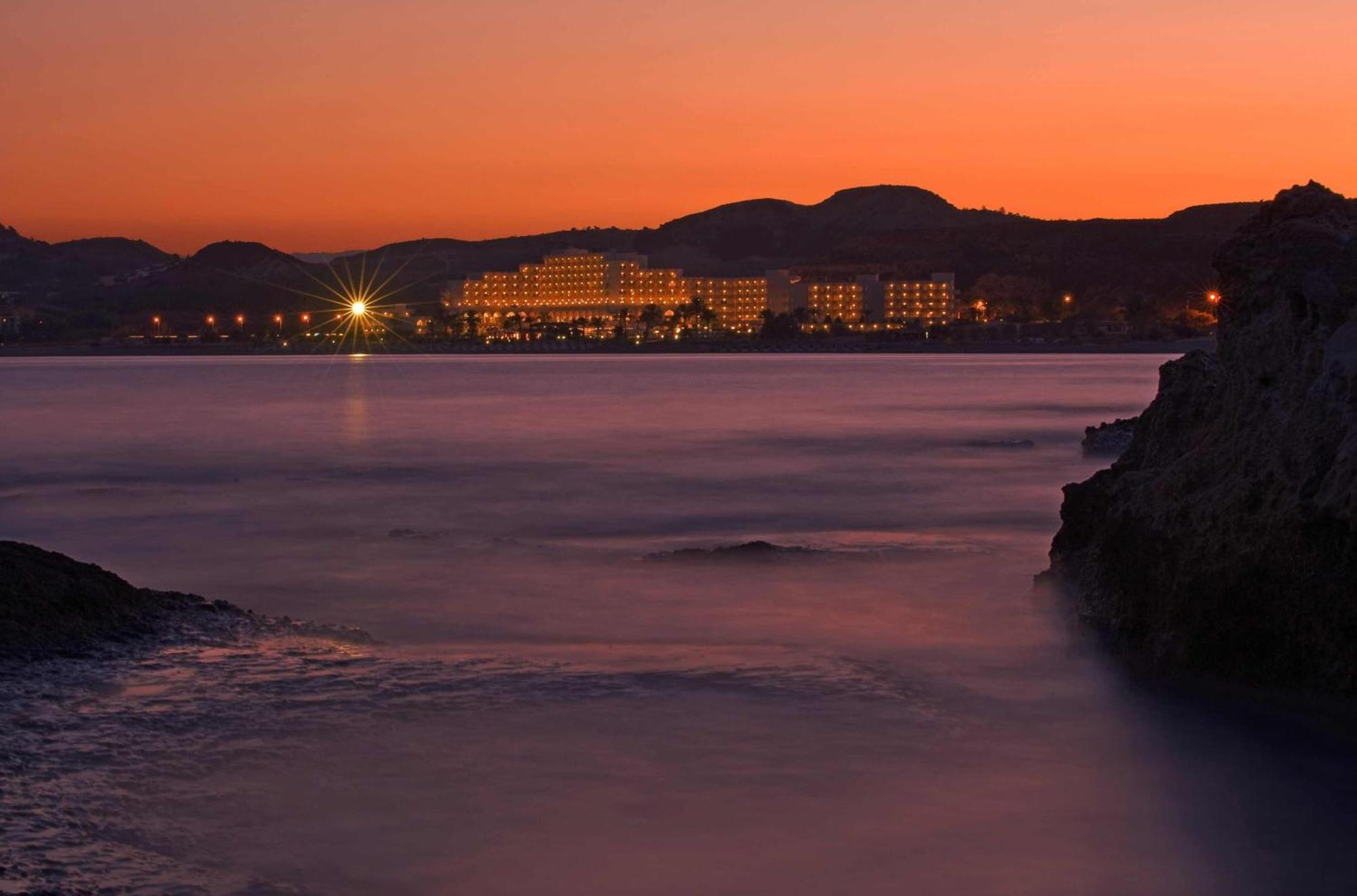 Rodos Palladium Leisure & Wellness Kallithea  Exterior photo Sunset at the Four Seasons Resort