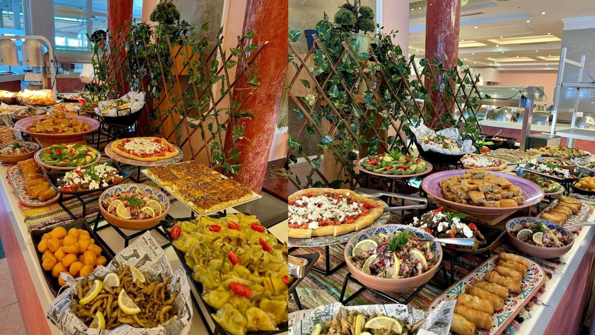 Rodos Palladium Leisure & Wellness Kallithea  Exterior photo A buffet at a hotel